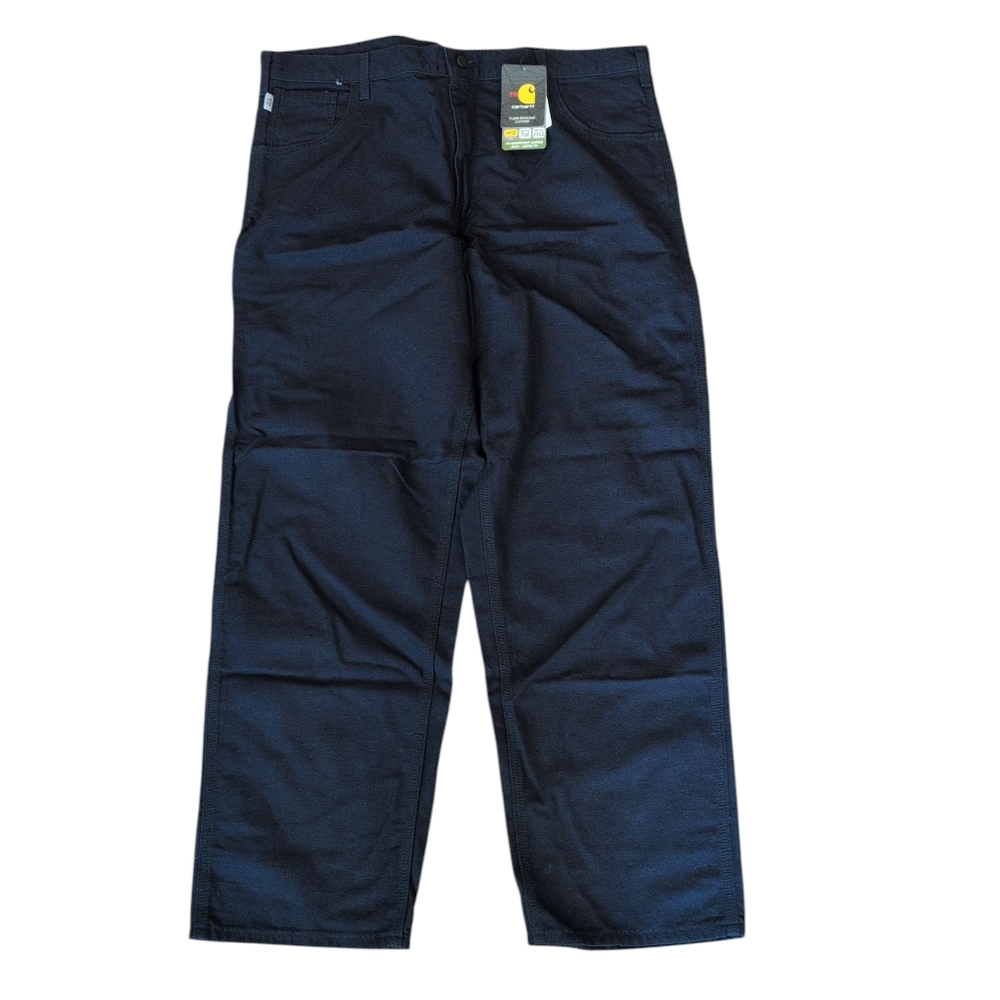 Carhartt Midweight Canvas Jeans Loose Fit Pants Flame Resistant, New Men's 42x32